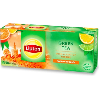 Lipton zelený čaj citrus 20 x 1,3 g