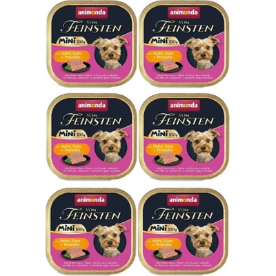 Animonda Vom Feinsten Adult Mini kura hus a petržlen 6 x 100 g