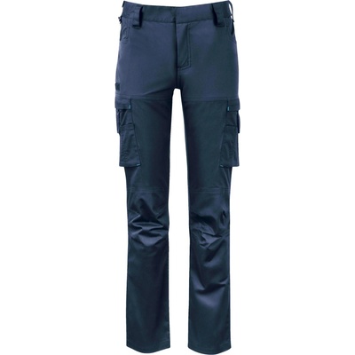 ProJob 2553 SERVICE PANTS WOMEN/Дамски еластични работни панталони - тъмносин 44 (642553003m8)
