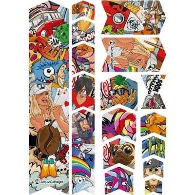 Fólia na rám Rie:sel Design Tape 3000 - stickerbomb eyecatcher uni