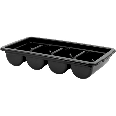 Pp-Кутия за прибори с 4 разделения ЧЕРНО (gk-04) (0136929)