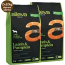 Alleva Natural Adult Medium / Maxi Lamb and Pumpkin 2 x 12 kg