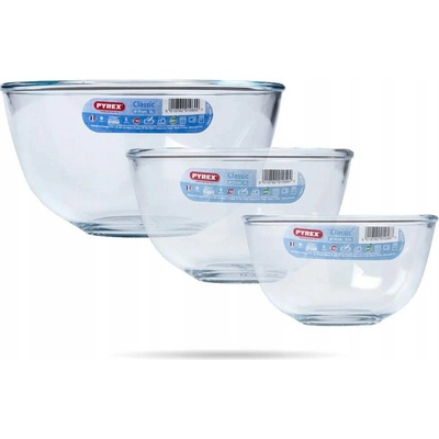 Pyrex PY-333S703 Sada misek transparentní 3 ks