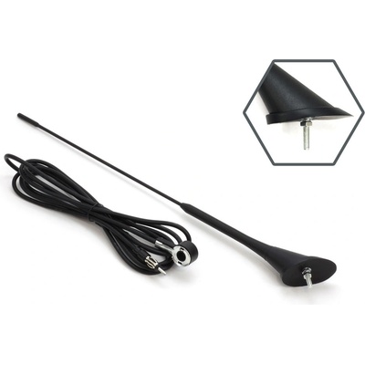 AMiO Autoanténa 40cm 5mm adaptér 3m cord ANT07 01507