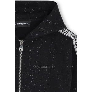 KARL LAGERFELD суичър с цип и качулка за деца с памук (Z31323.114.150)