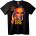 NOONEBRAND Тениска Dr. Dre Neon Pop Art - 2XL, White