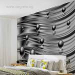  Фототапет Абстракция сиво - черна 3d