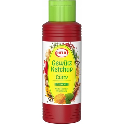 HELA KETCHUP JEMNÝ CURRY DELIKAT 30% MENEJ CUKRU 300 ml