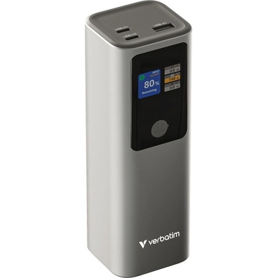 Bъншна батерия /power bank/ Verbatim Charge 'n' Go, 27 000mAh, сива, 2x USB-C, 1x USB-A (VERBATIM-32269)