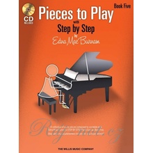 Pieces to Play 5 by Edna Mae Burnam + CD / mirně náročnější skladby pro klavír