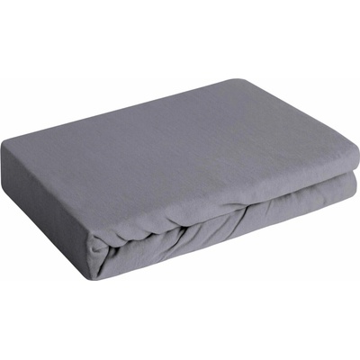 Eurofirany jersey prestieradlo jersey3 tmavosivé 160x200
