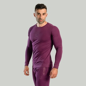 GymBeam STRIX Блуза с дълъг ръкав Essential Plum XL