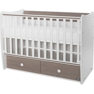 Lorelli Трансформиращо се легло Lorelli - Matrix, 60 х 120 cm, бяло и кафе (10150600042P) - baby