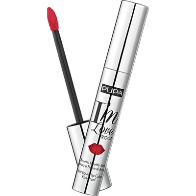 Pupa I’m Loveproof matný tekutý rúž 010 Fire Red 2,7 ml