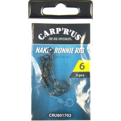 Carp´R´Us Ready Naked Ronnie Rig veľ.6 3ks