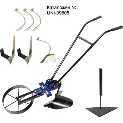 Elefant tools Ръчен култиватор Elefant, 5в1, сеялка, плевене, браздене, обръщане, разрохкване (3513)