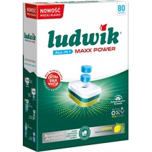 Ludwik Tablety do myčky Maxx Power Lemon 80 ks