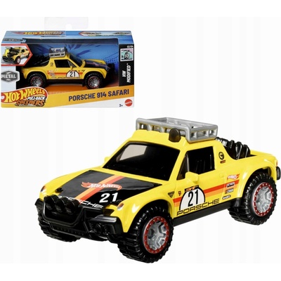 Mattel Hot Wheels PullBack Speeders Porsche 914 Safari