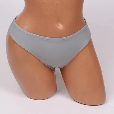 Монокина тип бразилиана в сив цвят