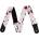 Jackson Колан за китара Splatter Strap White by Jackson®