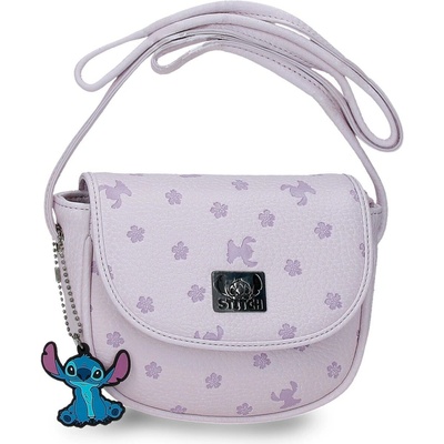 Enso Dívčí crossbody kabelka Stitch Bloom fialová