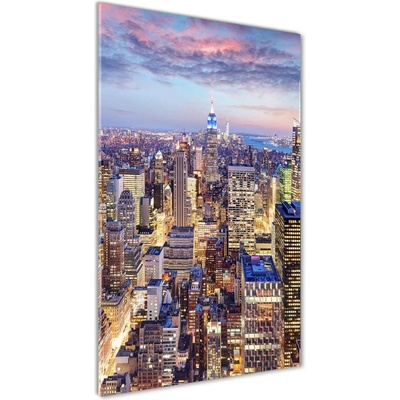 Vertikálny foto obraz fotografie na skle New York 50x100 cm