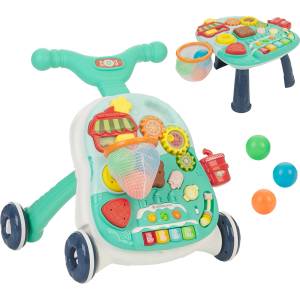 KikkaBoo Играчка за прохождане 2в1 Candy Party Mint (31005030097) - tary Проходилка