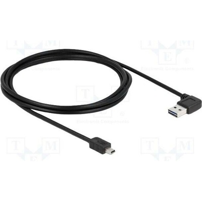 Delock 83379 USB 2.0 zlacený 2m černý