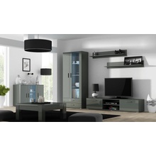 Cama Meble Soho S6 2D2S šedá / šedá lesk