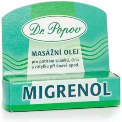 Dr. Popov Migrenol masážní olej 10 ml – Zboží Mobilmania