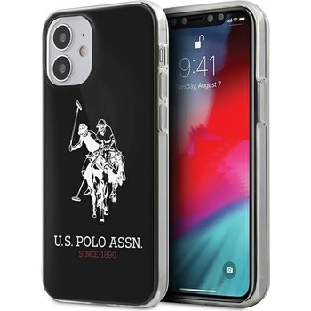 U. S. Polo Assn Калъф US Polo USHCP12STPUHRBK Silicone Big Horse за iPhone 12 Mini Black (KXG0016284)