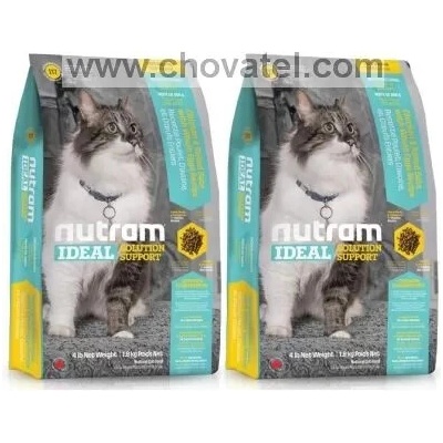 Nutram 17 Ideal Indoor Cat 2 x 5,4 kg