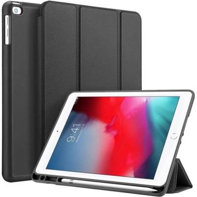 Dux Ducis Osom TPU Gel Tablet Cover - термополиуретанов (TPU) кейс и поставка за iPad 5 (2017), iPad 6 (2018) (черен)