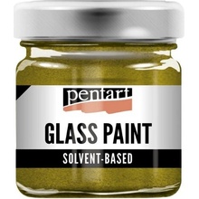 Pentart Farba na sklo a porcelán zlatá 30 ml