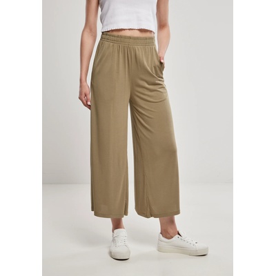 Urban Classics Дамски панталон в каки цвят Urban Classics Ladies Modal Culotte khaki UB-TB2597-00472 - Каки, размер M