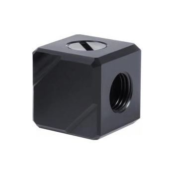 Alphacool Терминал за свързване Alphacool Eiszapfen, G1/4 IT, 5 посочвен, Черен (1019901)