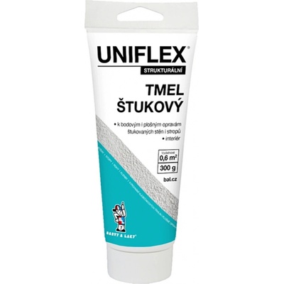 Uniflex štukový akrylový tmel 300 g bílá