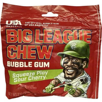 Big League Chew Bubble Sour Cherry 60g
