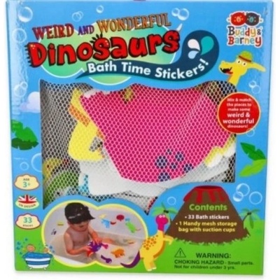 Barney&Buddy Vodolepky do koupele Dinosaurus