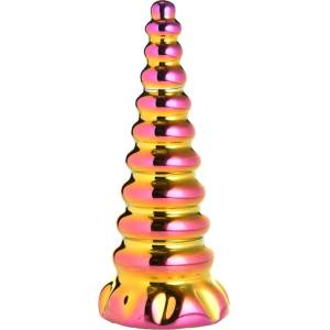 XR Brands - Twilight Rainbow Glass Dildo