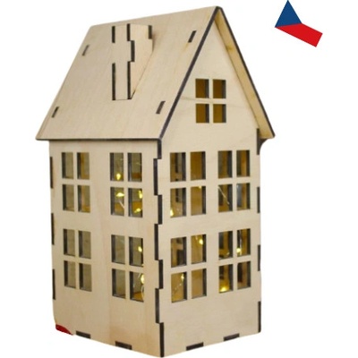 JH WoodArt Dřevěný domeček - Lucerna E 1 ks
