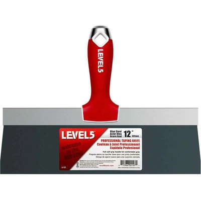 LEVEL5 Špachtle 12" z modré oceli s Soft-Grip rukojetí