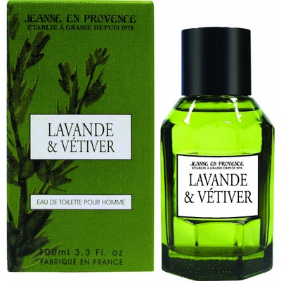 Jeanne en Provence Lavander & Vétiver toaletní voda pánská 100 ml