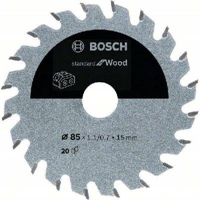 Řezný kotouč Bosch Standard for Wood 15x85 mm, stříbrný