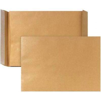 Paper4People Obchodní taška B4 245x352x40, 120g, hnědá, křížové dno, 10ks