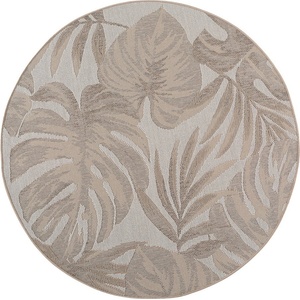 Ayyildiz Бежов кръгъл килим за открито и закрито ø 120 cm Desert 1302 - Ayyildiz Carpets (DESERT1201201302BEIGE)