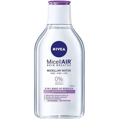 Nivea MicellAir Мицеларна вода за чувствителна кожа 400 ml