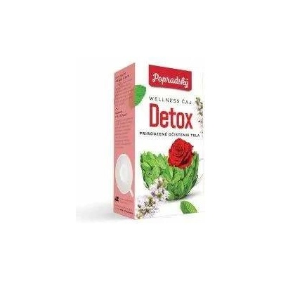 Popradský wellness čaj Detox přirozené očištění těla 27 g 18 pyramidových sáčků