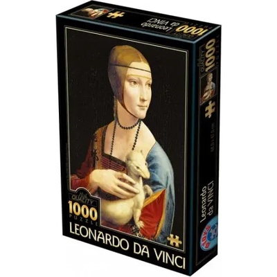 D-Toys - Puzzle Leonardo da Vinci: Lady with an ermine - 1 000 piese