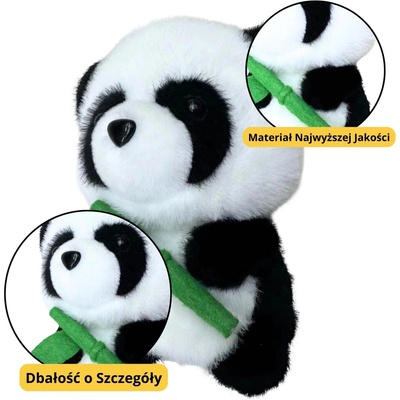 panda s bambusom 18 cm